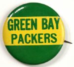 1950-60s Green Bay Packer 1.5 Pinback Button - Rare Marquee Style