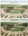 1950s Milwaukee Braves Postcard - Lot of 11