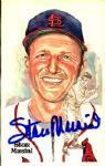 1981 Stan Musial St. Louis Cardinals Signed Perez Steele Card - JSA 