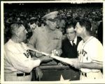 1942-48 Mel Ott Dwight D. Eisenhower "The Sporting News Collection Archives" Original Photo (Sporting News Collection Hologram/MEARS Photo LOA)