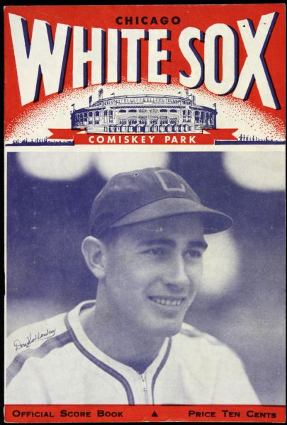 1946 Chicago White Sox vs. Cleveland Indians Official Scorecard