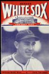 1946 Chicago White Sox vs. Cleveland Indians Official Scorecard