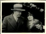 1931 Knute Rockne and Wife Notre Dame "The Sporting News Collection Archives" Original 6" x 8" Photo (Sporting News Collection Hologram/MEARS Photo LOA)