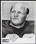 1970s Ray Nitschke Green Bay Packers Signed 8" x 10" Photo - JSA Sticker & Card