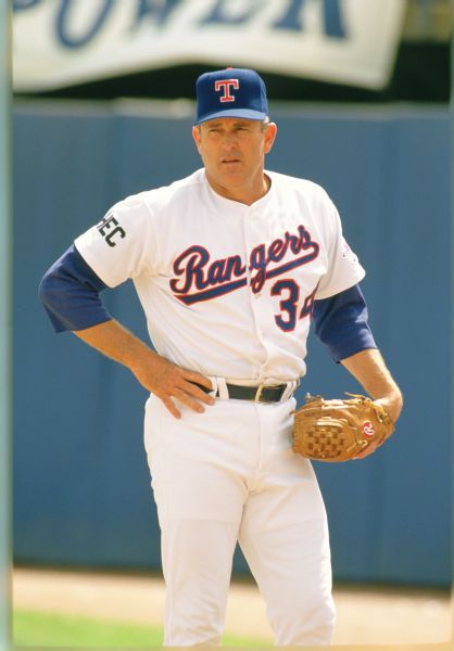 1989-93 Nolan Ryan Texas Rangers "The Sporting News" Original Full Color Negative Slide (The Sporting News Collection/MEARS Auction LOA) 