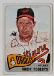 1965 Topps Robin Roberts Autographed Card (JSA)