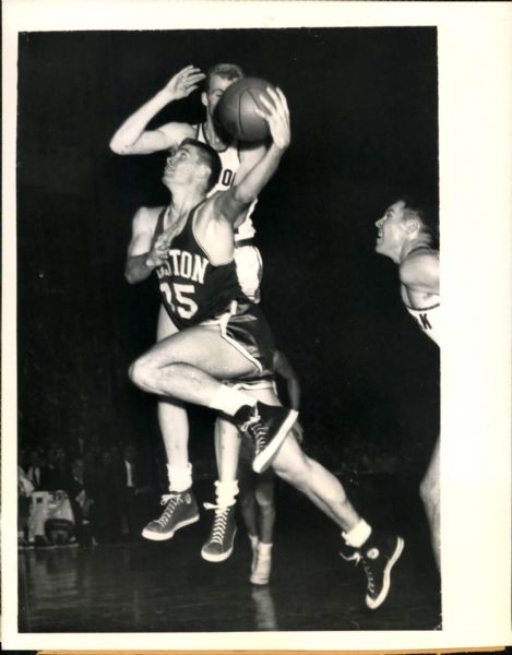 1956 Tom Heinsohn Boston Celtics "SPORT Magazine Collection Archives" Original Photo (MEARS Photo LOA)