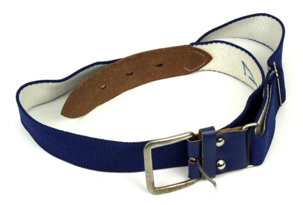 Duke Snider Signed Worn Brooklyn Dodgers Legend Belt - JSA