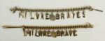 1953-65 Milwaukee Braves Charm - Lot of 2 
