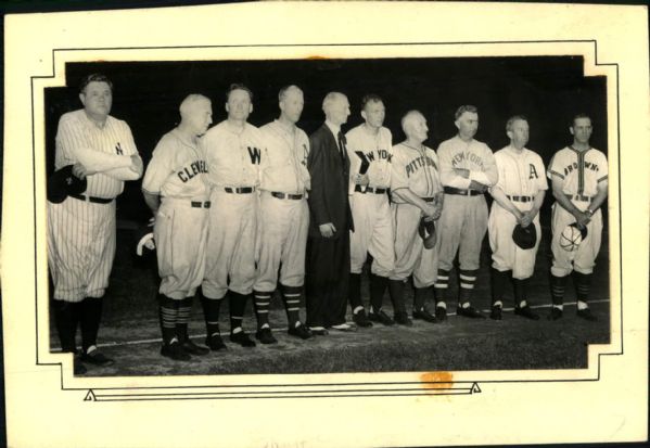 1933-35 Connie Mack s All-Time All-Star Team "The Sporting News Collection Archives" Original Photo (Sporting News Colleciton Hologram/MEARS Photo LOA)