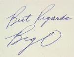 1990s Oscar Robertson Milwaukee Bucks Signed Booklet - JSA 
