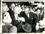 1936-54 Ty Cobb Will Harridge Hall of Fame Induction Ceremony The Sporting News Collection Archives Original Photos (Sporting News Collection Hologram/MEARS Photo LOA) - Lot of 8