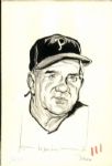 1934-60 Philadelphia Phillies The Sporting News Original Illustration Artwork (Sporting News Collection Hologram/MEARS LOA) Unique, 1:1 - Lot of 7