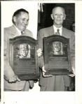 1957 Joe McCarthy Sam Crawford Hall of Fame Induction Ceremony The Sporting News Collection Archives Original Photo (Sporting News Collection Hologram/MEARS Photo LOA) - Lot of 3