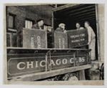 1962 Chicago Cubs "Loading the Trucks" Original Wire Photo