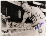 1957 circa Frank Torre Milwaukee Braves Signed 8x10 Photo - JSA
