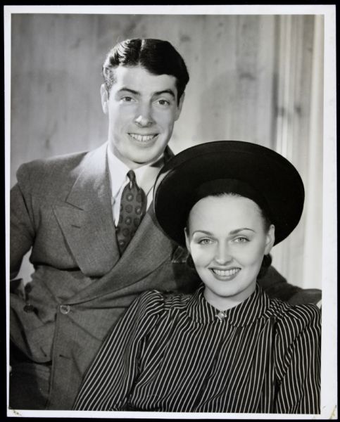 1937-42 Joe DiMaggio New York Yankees & Dorothy Arnold Original 8" x 10" Photo