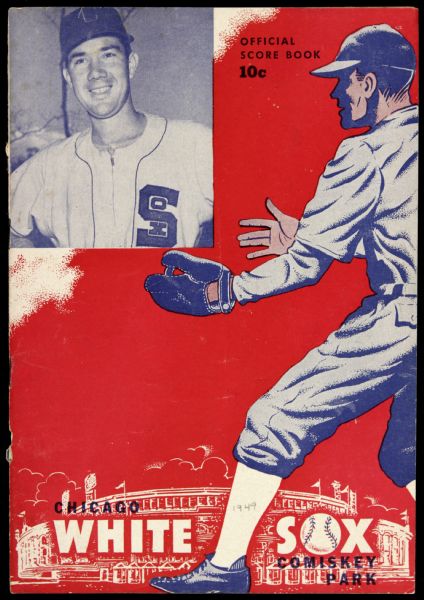 1949 Chicago White Sox Scorebook - Unscored 