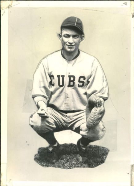 1926 Gabby Hartnett Chicago Cubs "The Sporting News Collection Archives" Original 5" x 7" Photo (Sporting News Collection Hologram/MEARS Photo LOA)