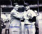 1951 Bobby Thomson New York Giants & Ralph Branca Brooklyn Dodgers Signed 8 x 10 Photo - Lot of 4 - JSA