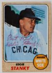 1968 Topps Eddie Stanky Autographed Card (JSA)