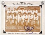 1993 Robin Yount Milwaukee Brewers Signed Turn Back the Clock Photo - JSA 