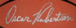 Oscar Robertson Cincinnati Royals and Milwaukee Bucks Signed Basketball - w/ Full Name! - JSA