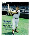 Al Spangler Houston Colt 45s Signed 8x10 Photo - JSA