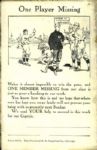 Vintage Baseball Postcard - One Player Missing