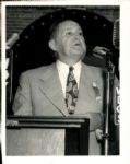 1957 Joe McCarthy Sam Crawford Hall of Fame Induction Ceremony The Sporting News Collection Archives Original Photo (Sporting News Collection Hologram/MEARS Photo LOA) - Lot of 3