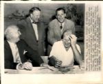 1935-57 Hank Greenberg Detroit Tigers Cleveland Indians The Sporting News Collection Archives Original Photos (Sporting News Collection Hologram/MEARS Photo LOA) - Lot of 13