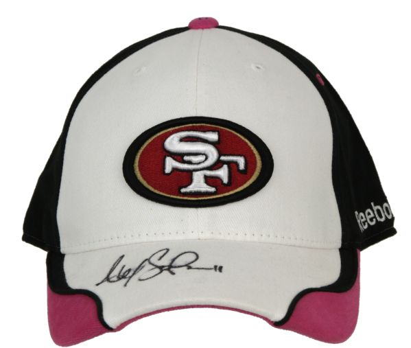 2009 Alex Smith San Francisco 49ers Game Worn Signed Cap PSA/DNA NFL Auctions Certificate 