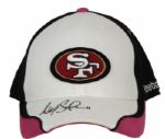 2009 Alex Smith San Francisco 49ers Game Worn Signed Cap PSA/DNA NFL Auctions Certificate 