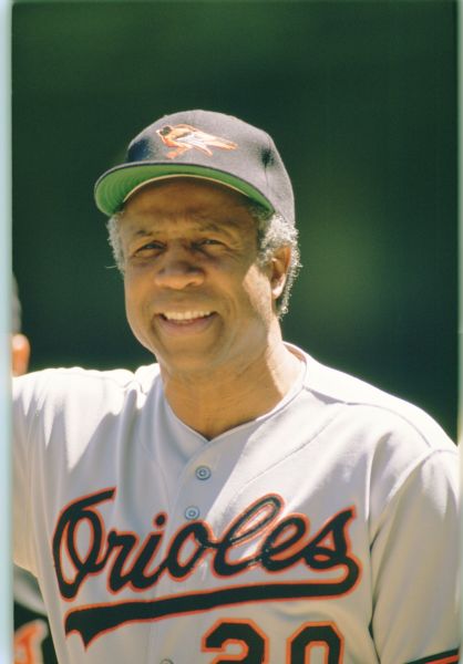 1988-91 Frank Robinson Baltimore Orioles "The Sporting News" Original Full Color Negative Slide (The Sporting News Collection/MEARS Auction LOA) 