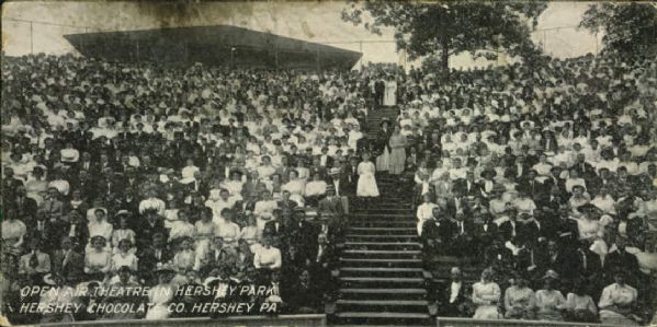 Open Air Theatre Hershey Park Postcard