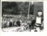 1936-87 Cooperstown Hall of Fame Induction Ceremonies The Sporting News Collection Archives Original Photos (Sporting News Collection Hologram/MEARS Photo LOA) - Lot of 18