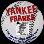1980s Billy Martin New York Yankees Franks Advertisement