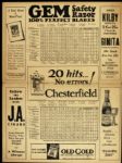 1930 Boston Braves vs. New York Giants Scorecard