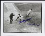 1941 Mickey Owen Brooklyn Dodgers & Tommy Henrich New York Yankees Signed 8 x 10 Photo - Lot of 4 - JSA 