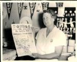 1958 All Star Concession Booth Baltimore Memorial Stadium "The Sporting News Collection Archives" Original 4" x 6" Photo (Sporting News Collection Hologram/MEARS Photo LOA)
