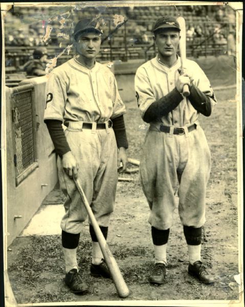 1929 Paul Waner Lloyd Waner Pittsburgh Pirates "The Sporting News Collection Archives" Original Photo (Sporting News Collection Hologram/MEARS Photo LOA)