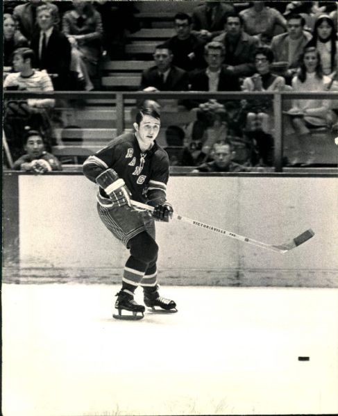 1969 Brad Park New York Rangers "The Sporting News Collection Archives" Original 7.5" x 9.5" Photo (Sporting News Collection Hologram/MEARS Photo LOA)