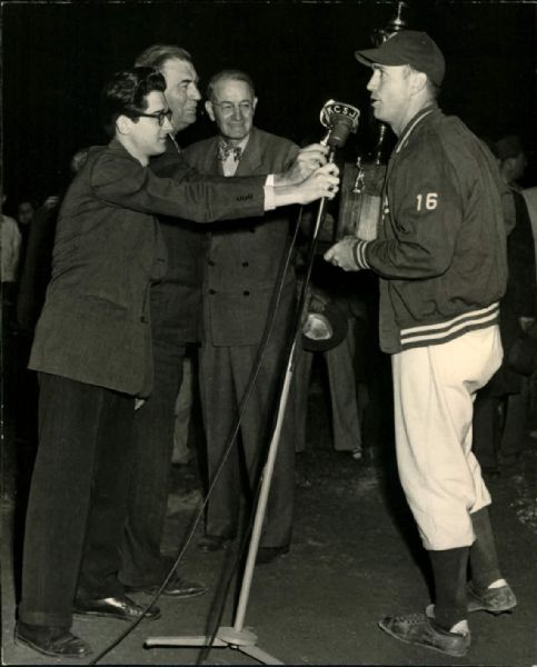 1954-57 Walter Alston Brooklyn Dodgers "The Sporting News Collection Archives" Original Photo (Sporting News Collection Hologram/MEARS Photo LOA)