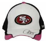 2009 Isaac Bruce San Francisco 49ers Game Worn Cap PSA/DNA NFL Auctions Certificate 