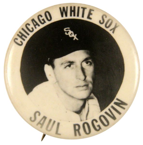 1950s Saul Rogovin PM10 Pinback Button - Chicago White Sox