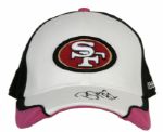 2009 Brandon Jones San Francisco 49ers Game Worn Signed Sideline Cap PSA/DNA NFL Auctions Certificate