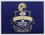 Fuzzy Thurston and Max McGee Left Guard / Left End Championship Dining Menu Photograph Handout - Green Bay Packers