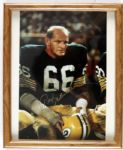 1990s Ray Nitschke Green Bay Packers Signed 8" x 10" Photo - JSA 