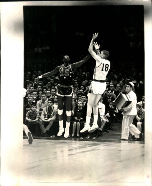 1960 Walt Bellamy USA Summer Olympics Team "SPORT Magazine Collection Archives" Original Photo (MEARS Photo LOA)