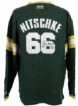 1995 Ray Nitschke Green Bay Packers Signed Jersey Sweatershirt - JSA 